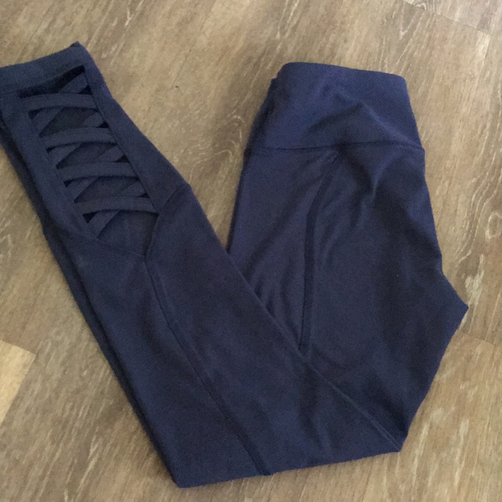 Navy 7/8 yoga pants